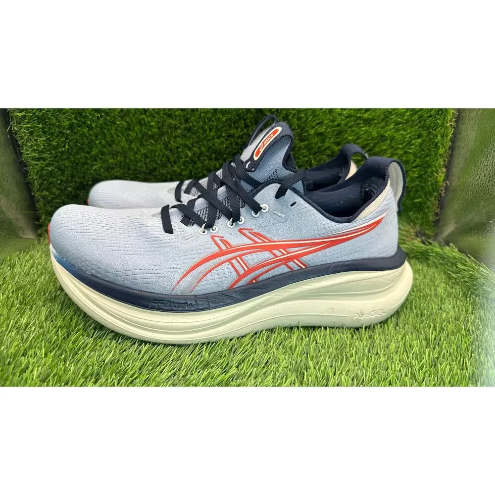 Asics Gel-Nimbus 28 1012C056 Athletic Sneaker Women's 10 Blue Knit Gym Running